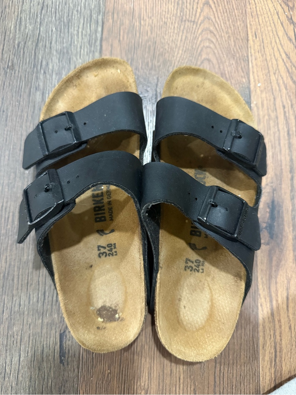 Birkenstock Black Double-Strap Arizona Sandals